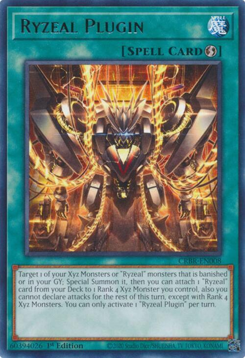 Ryzeal Plugin - CRBR-EN008 - Rare - 1st Edition